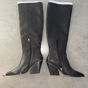 NEW Black Leather Dolce Vita Size 8 Knee-High Boots